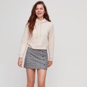 Sunday Best Grey Yuri Plaid Skirt